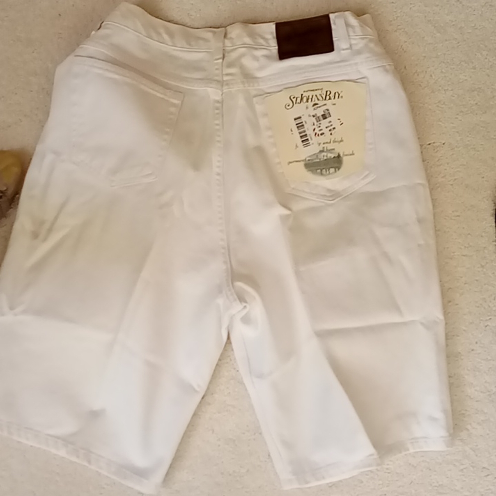 St John's bay women's crop jeans white 14 size